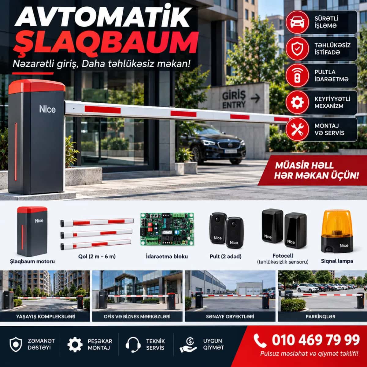 Nice automatic barrier gate - Tenderyard
