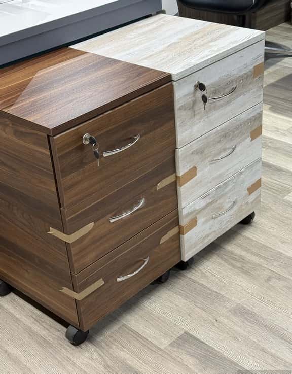 Office pedestal, Brown color - Tenderyard