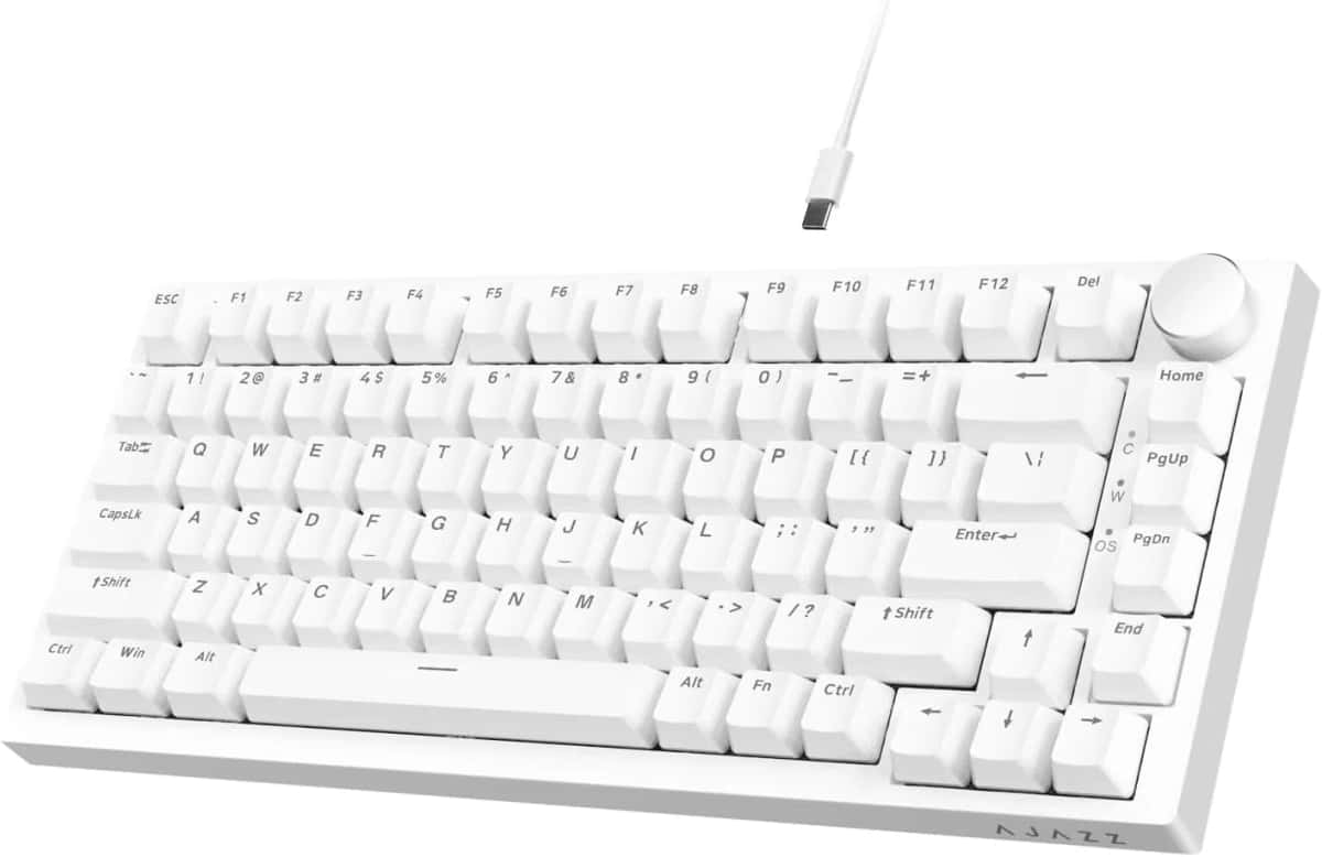 Ajazz mechanical keyboard, color white - Tenderyard
