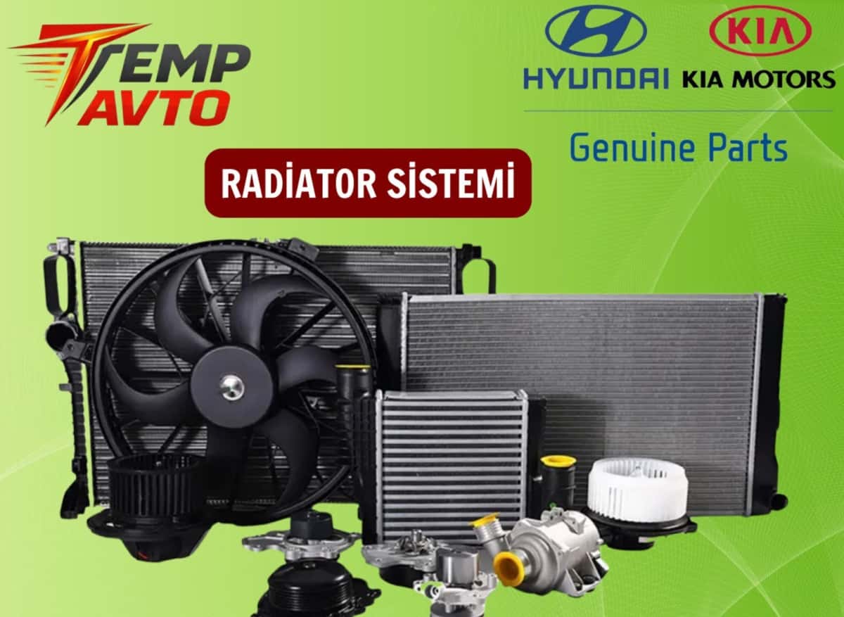 Radiator sistemi Hyundai və Kia modelləri üçün - Tenderyard