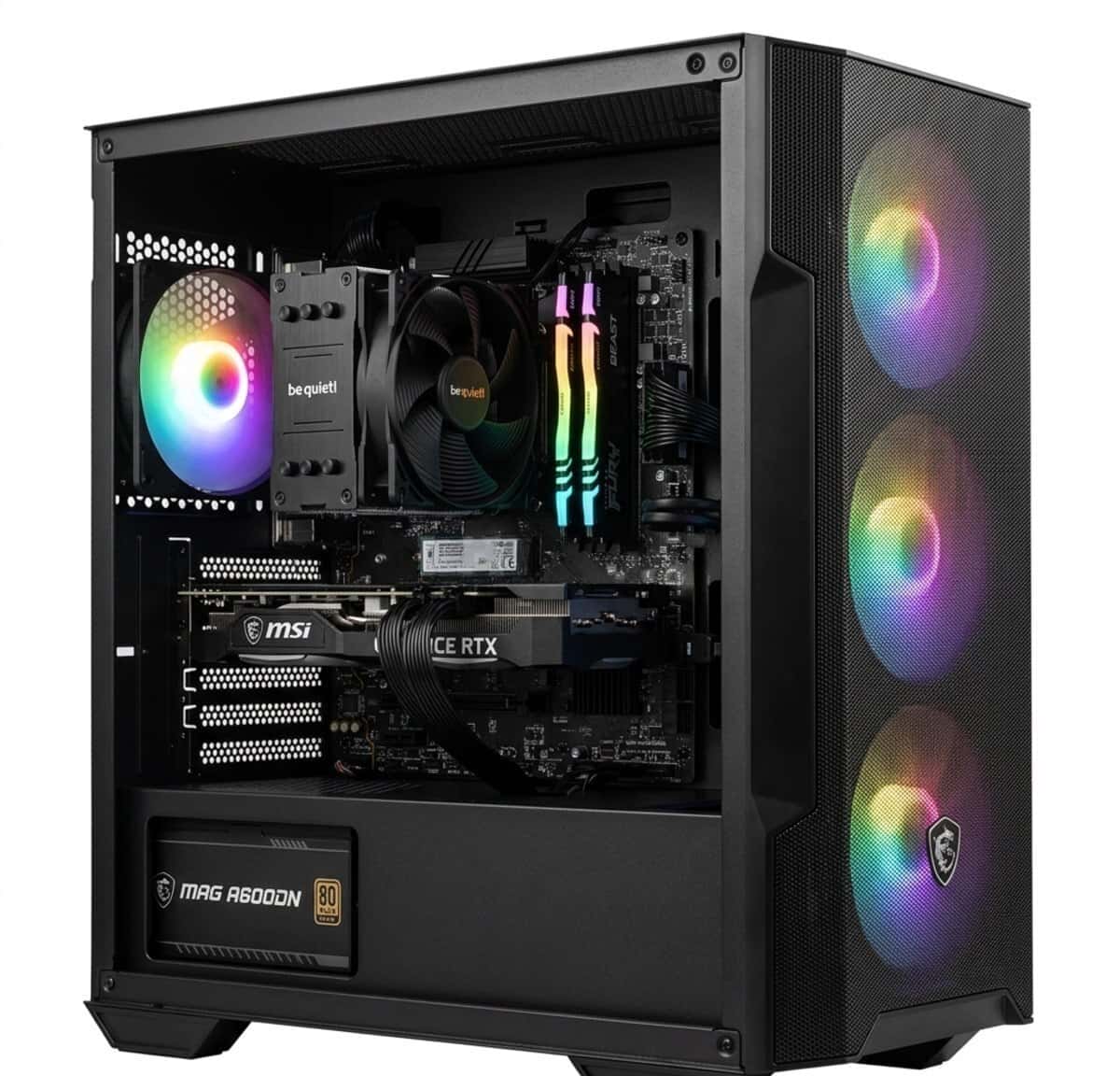 Masaüstü kompüter Gaming PC Ryzen 5 7500F RTX 3050 - Tenderyard