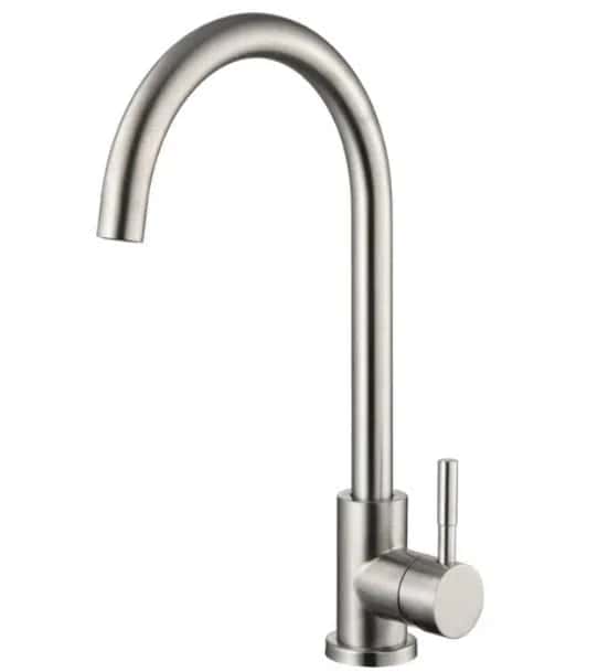 Kitchen faucet, Silver color - Tenderyard