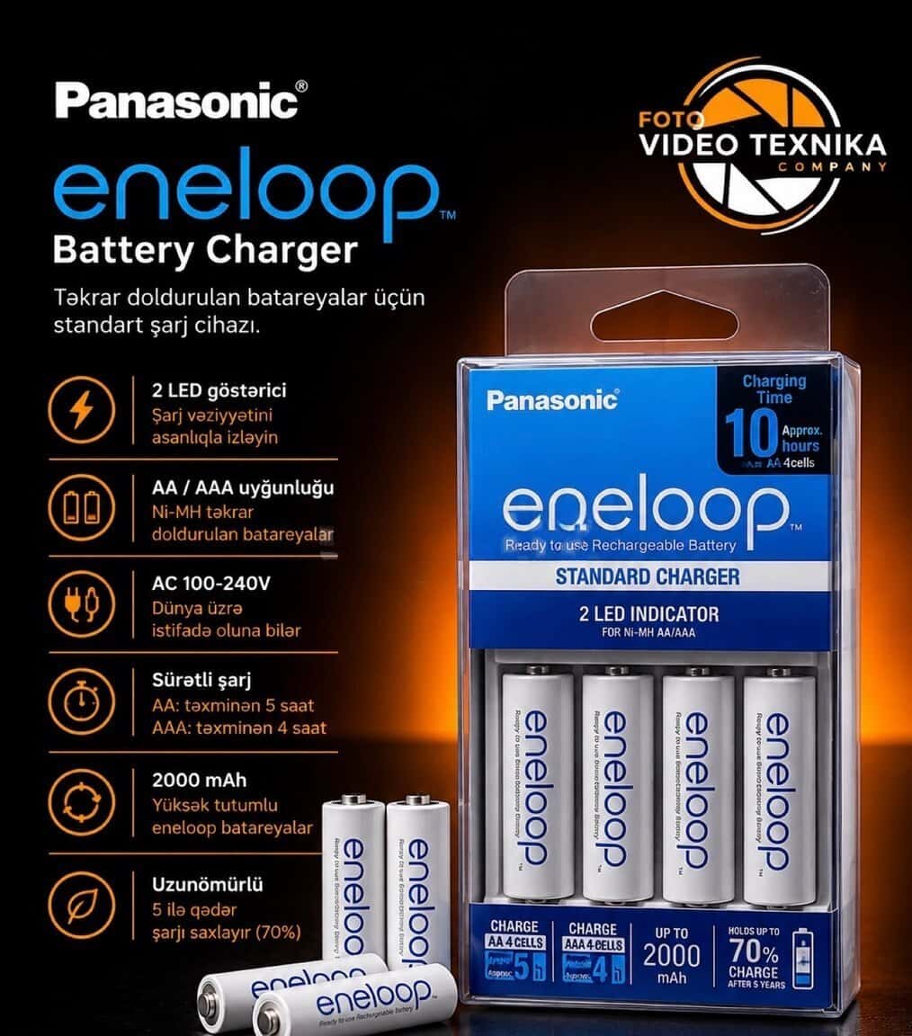 Panasonic Eneloop battery charger - Tenderyard