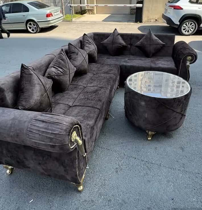Künc divan, Qarışıq rəng - Tenderyard