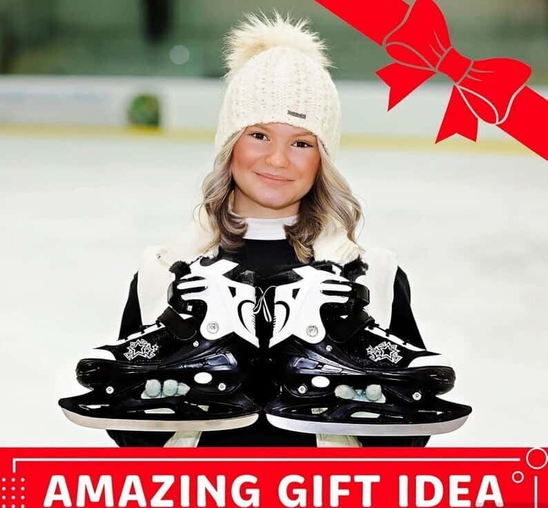 Adjustable Ice Skates (Size 30-42) - Tenderyard