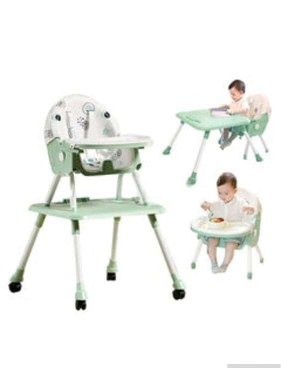 Unisex baby high chair, Mixed color - Tenderyard