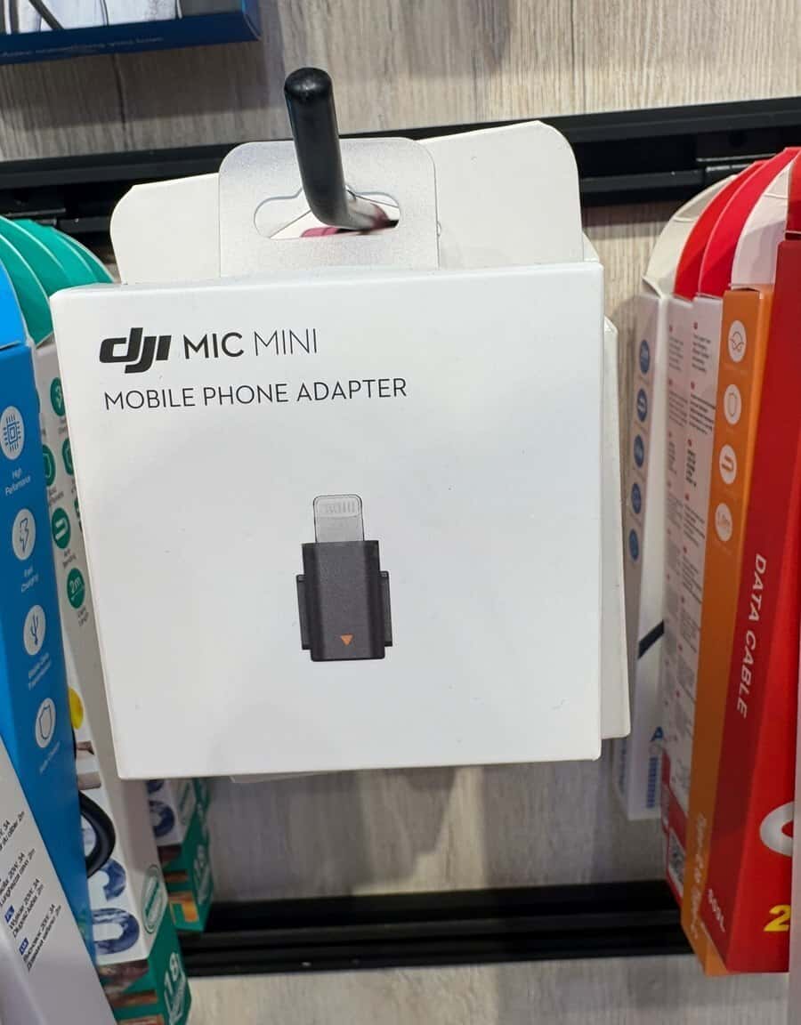 Adapter DJI Mic Mini for Lightning mobile phones - Tenderyard