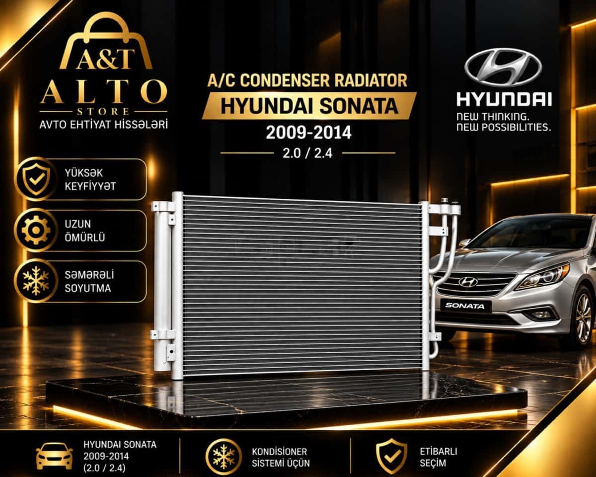 Радиатор кондиционера Hyundai Sonata 2009-2014 - Tenderyard