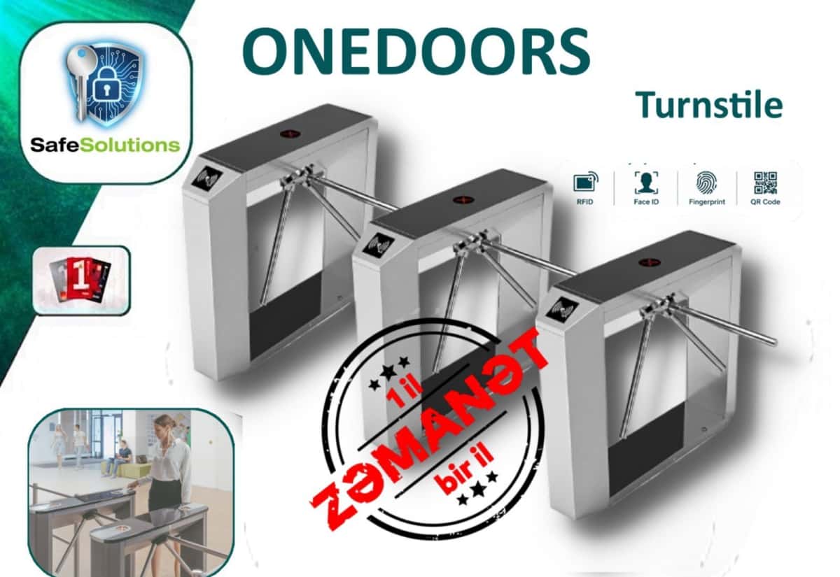 OneDoors TS300 Tripod Turnstile System - Tenderyard
