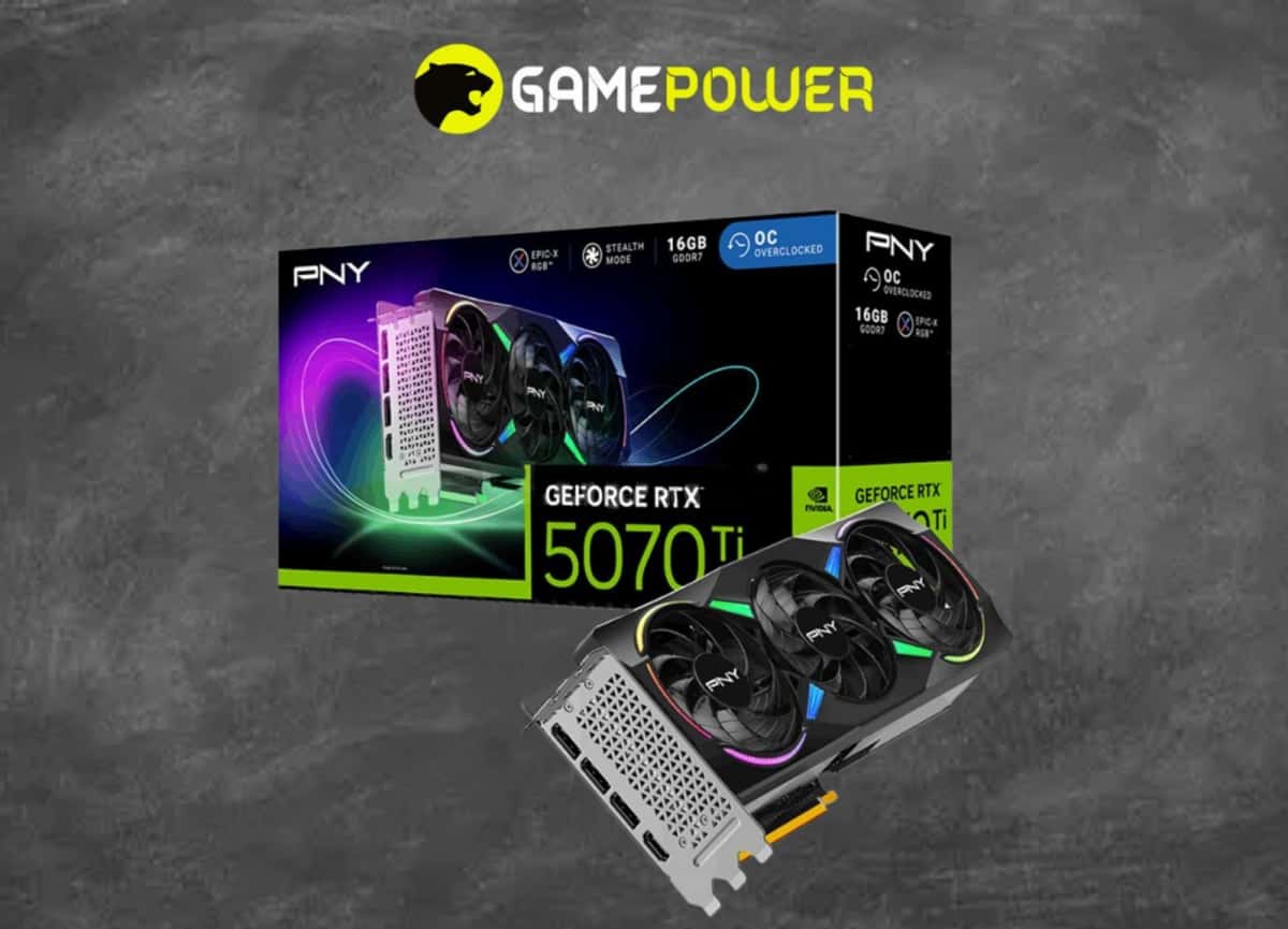 PNY RTX 5070 Ti OC 16GB GDDR7 Graphics Card - Tenderyard