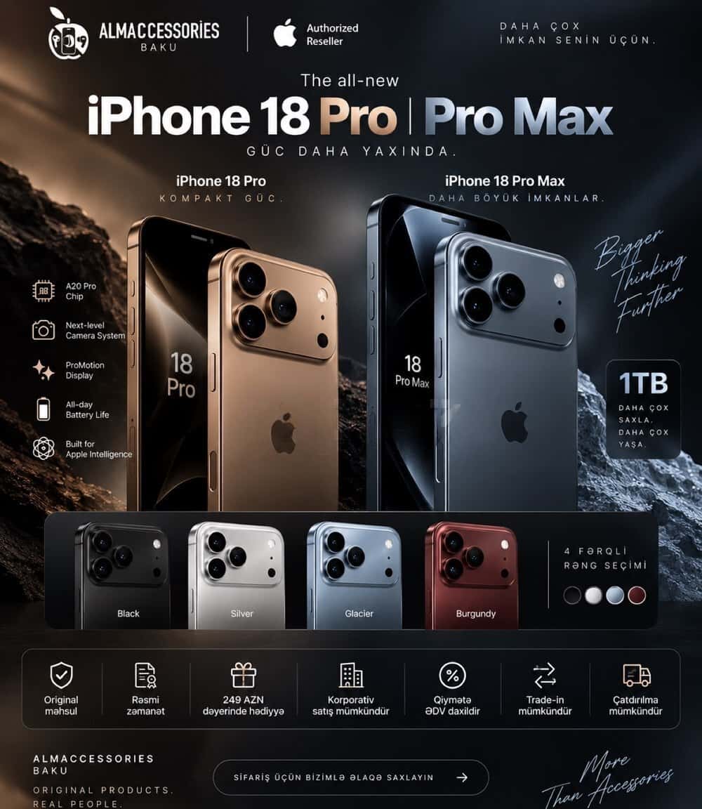 Apple iphone 18 pro, 12 GB - Tenderyard