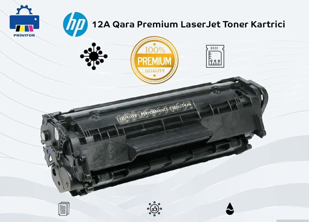 HP 12A Printer Kartrici - Tenderyard