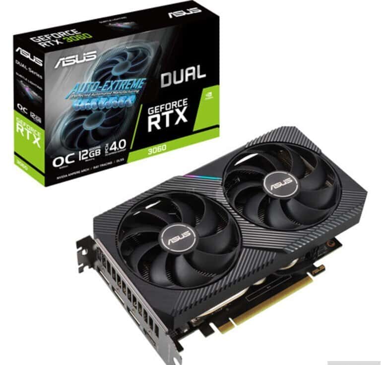 Video card ASUS Dual GeForce RTX 3060 OC 12GB GDDR6 - Tenderyard