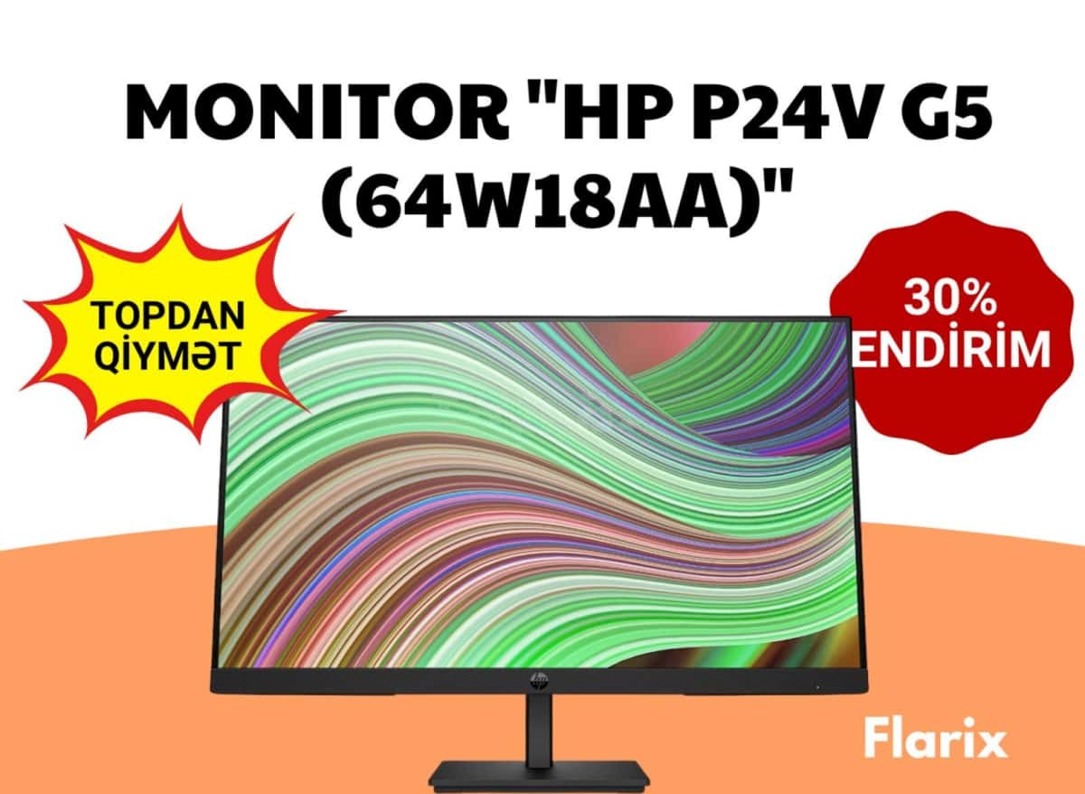 HP P24v G5 (64W18AA) 23.8-inch Full HD Monitor - Tenderyard