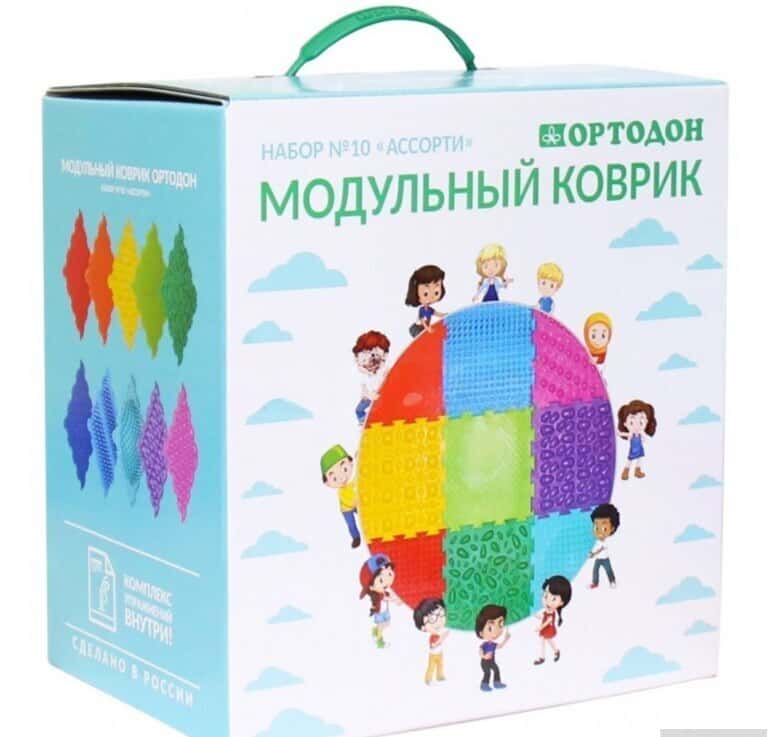10-piece massage and developmental mat for children - Tenderyard