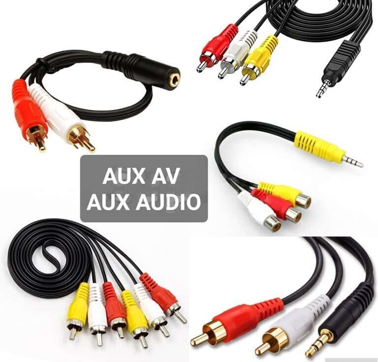 Mixed color data cable, AUX - Tenderyard