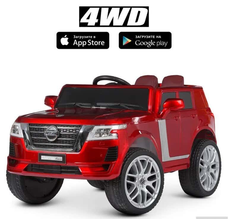 Uşaq elektrik cipi Nissan M 4837EBLR 4WD - Tenderyard