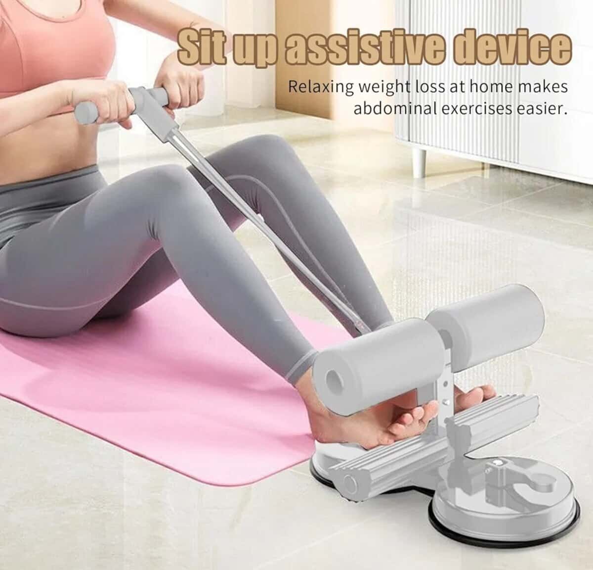 Vacuum and Resistance Band Sit-up Bar - Tenderyard