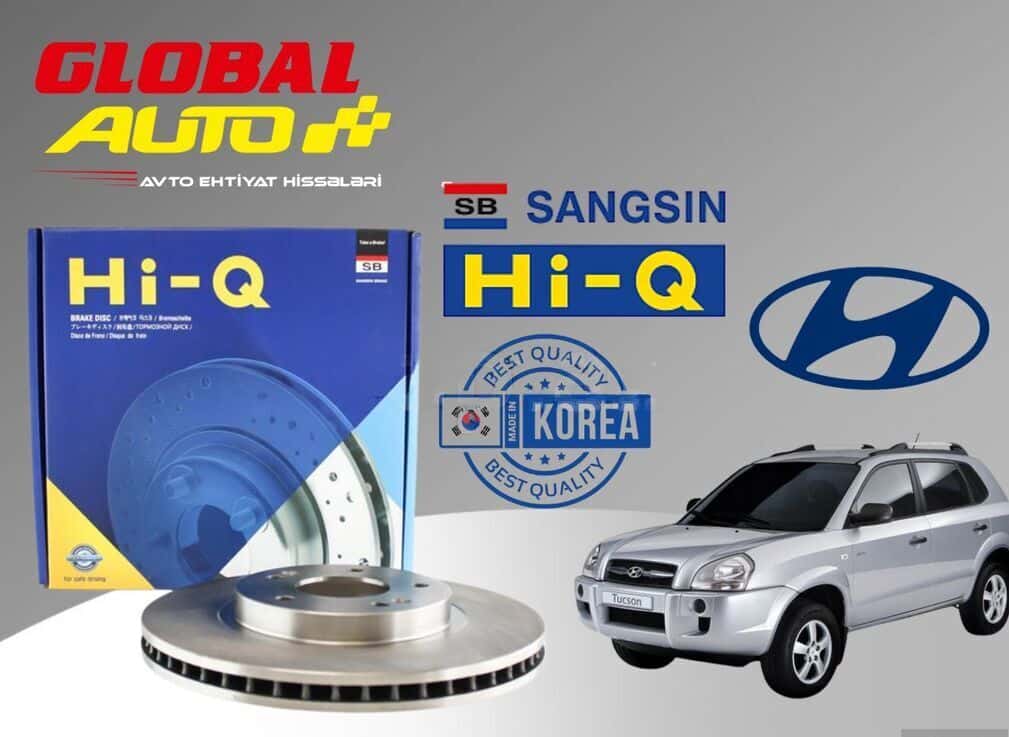 Brake disc for Hyundai Tucson 2004–2009 - Tenderyard