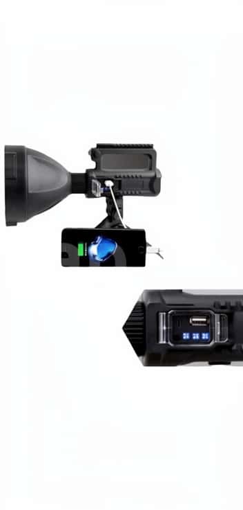 Large flashlight with powerbank function - Tenderyard