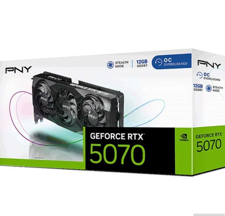 Video kart PNY RTX 5070 OC 12GB GDDR7 Triple Fan - Tenderyard