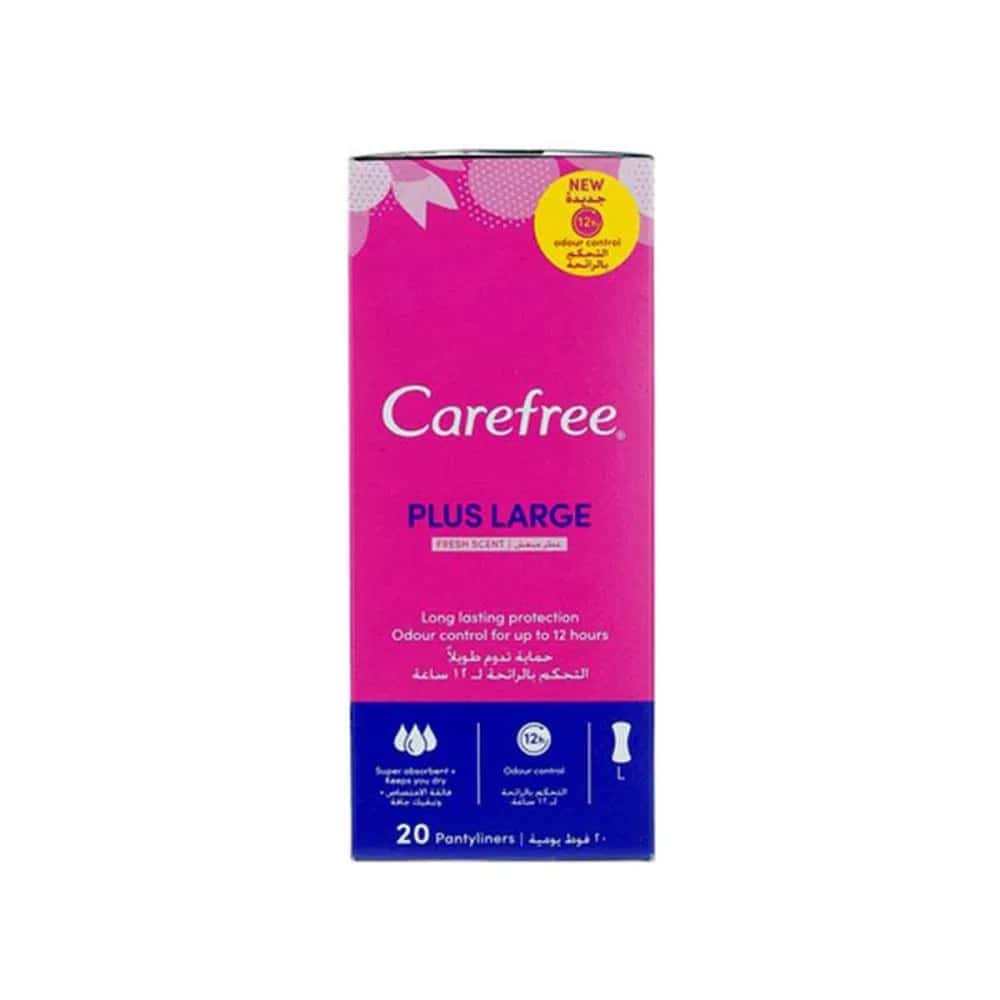 Plus Large Fresh Scent Daily Pantyliners, 20 pieces - Tenderyard