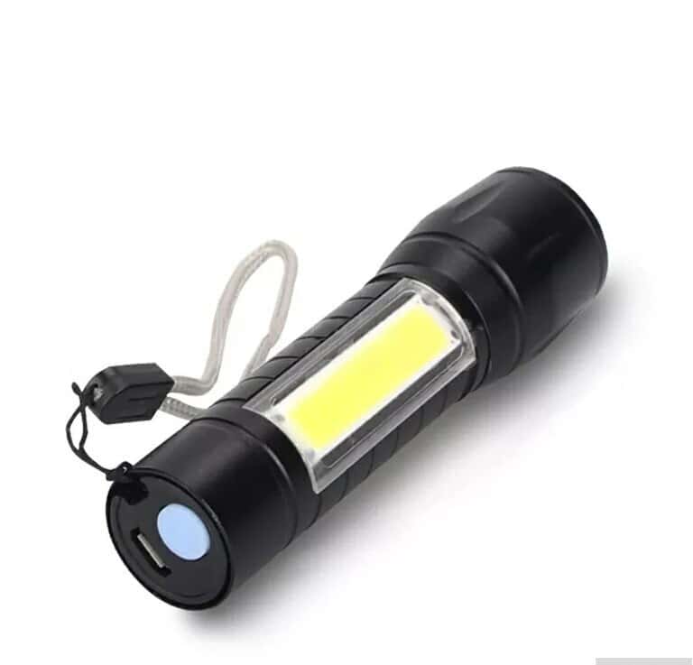 Mini police flashlight with 500-meter range - Tenderyard