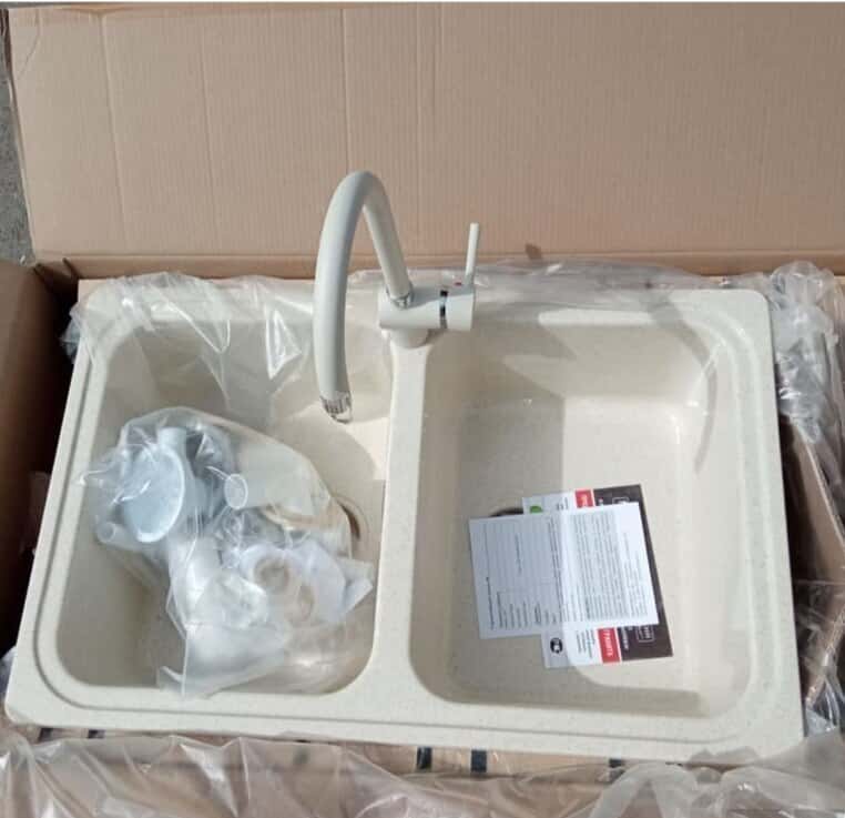 Rectangular sink, Black color - Tenderyard