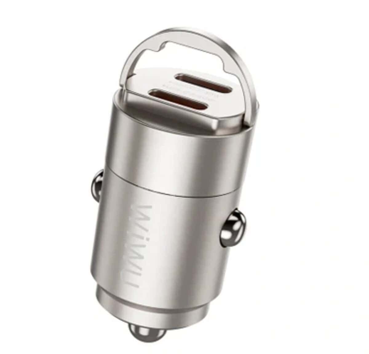 Car charger 30W Nano C+C Fast Car Charger WI-QC029 - Tenderyard