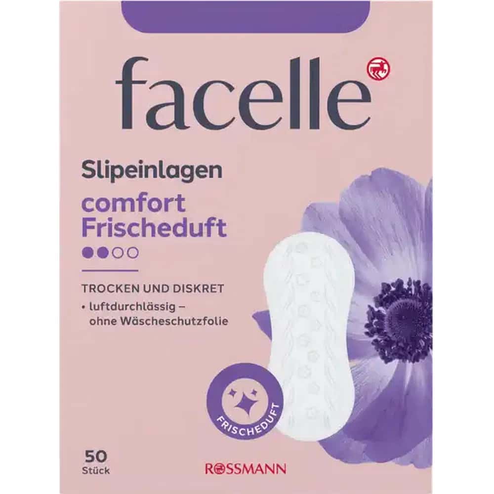 Facelle Comfort Fresh Daily Panty Liners 50 pcs - Tenderyard