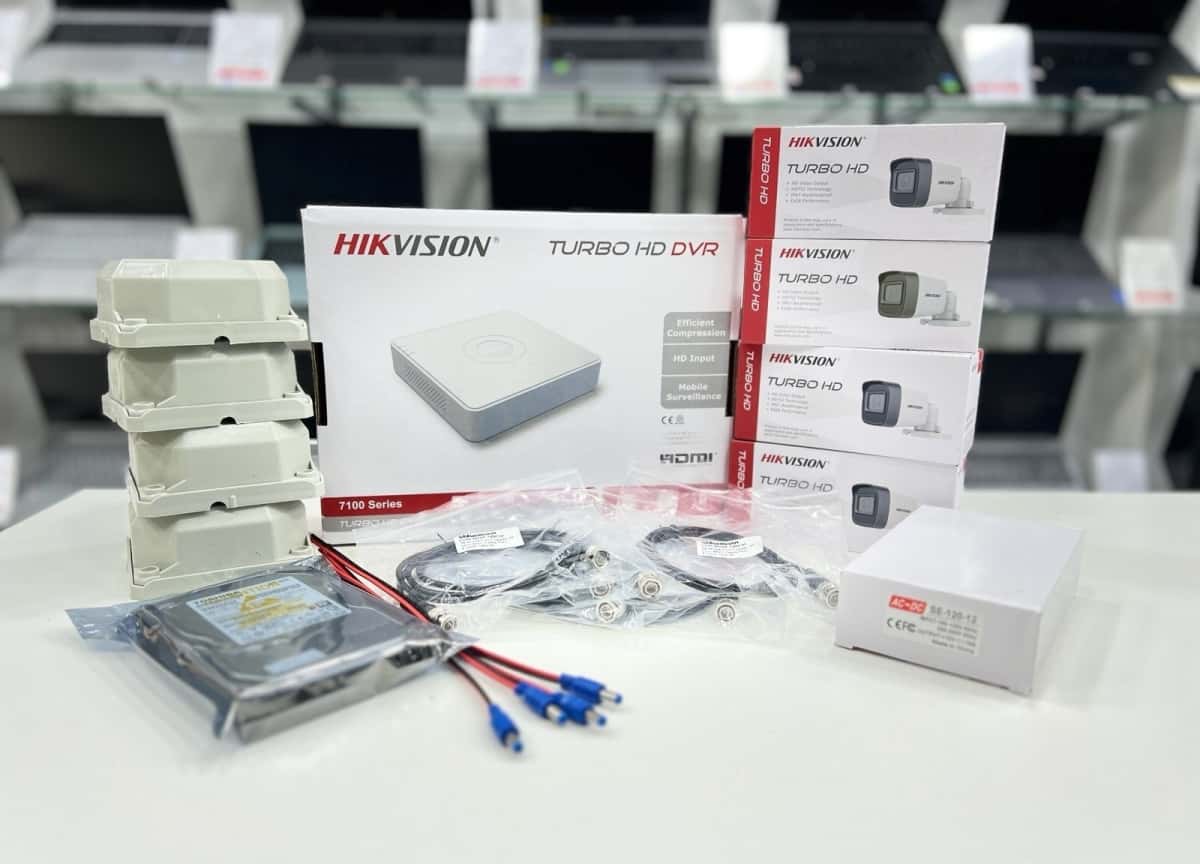 Hikvision Turbo HD 4-Channel CCTV Camera Kit - Tenderyard