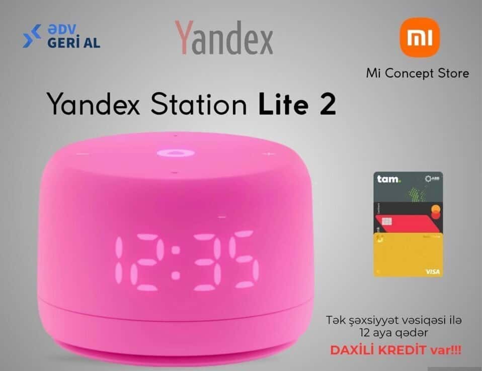 Smart speaker Yandex Station Lite 2 Pink - Tenderyard
