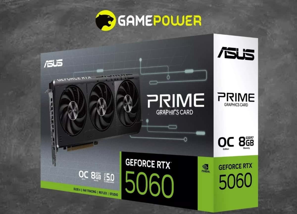 ASUS Prime NVIDIA GeForce RTX 5060 8GB OC - Tenderyard
