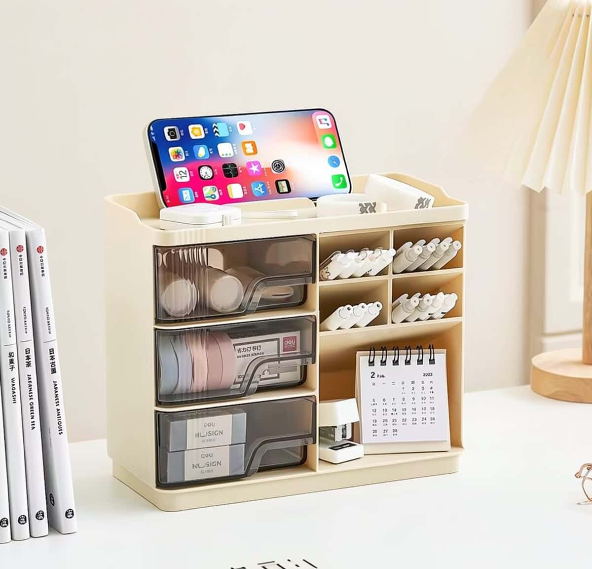 Desk organizer Transparent color - Tenderyard