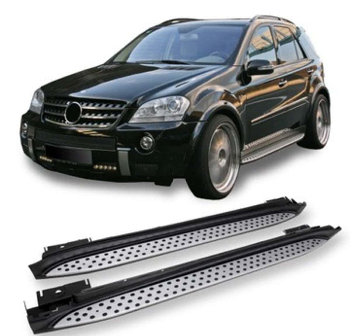 Боковые подножки для Mercedes ML, GL, GLS, GLE, GLC - Tenderyard
