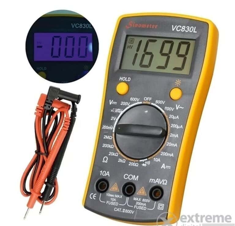Multimeter VC830L digital tester - Tenderyard