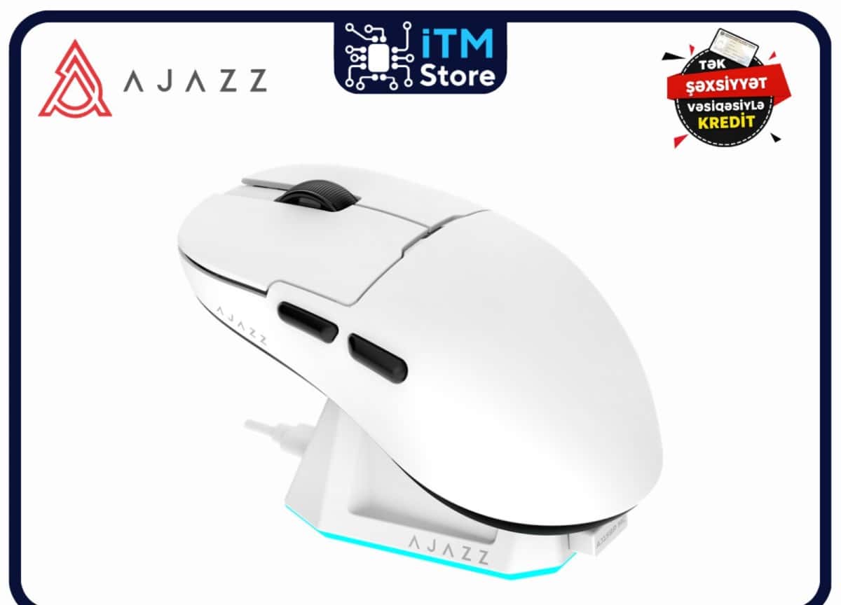 Gaming mouse Ajazz AJ159P MC White - Tenderyard