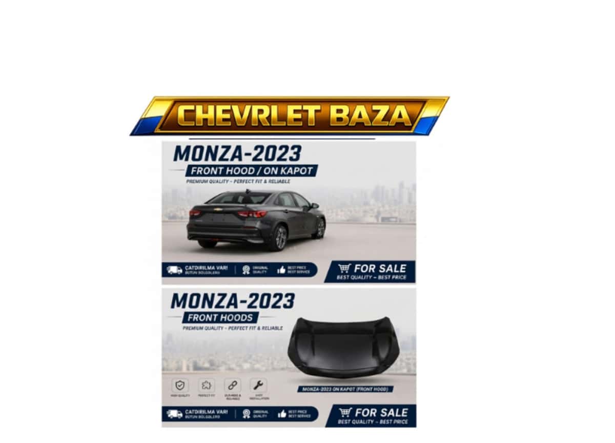 Ön kapot Chevrolet Monza 2023 - Tenderyard