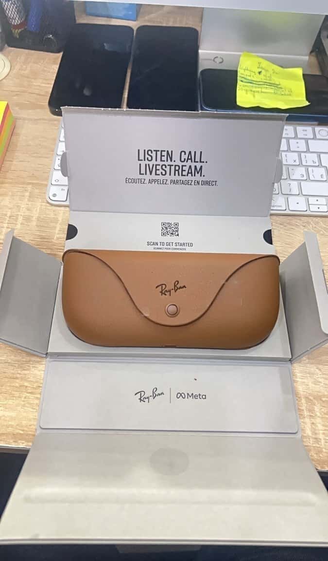 Smart eynək Ray-Ban Meta Wayfarer Matte Black - Tenderyard