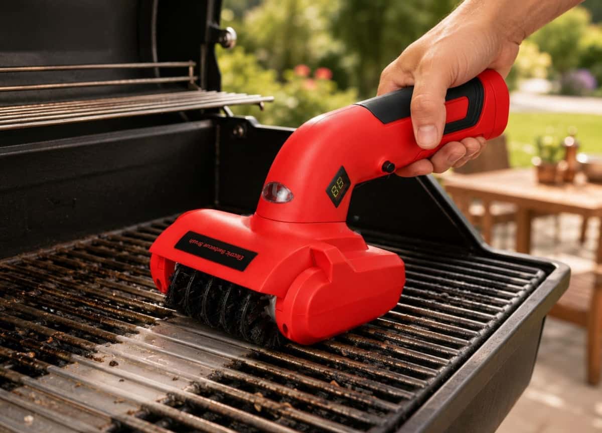 Electric grill cleaning brush - Tenderyard