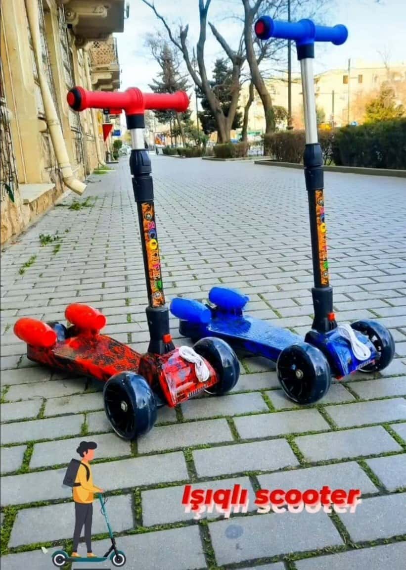 Uniseks uşaq skuteri, Yığılan skuter, Qarışıq rəng - Tenderyard