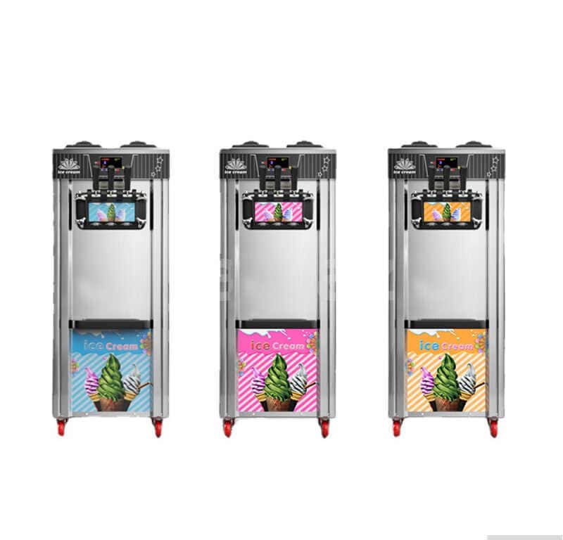 ZB BQL288 3-Color Soft Serve Ice Cream Machine - Tenderyard