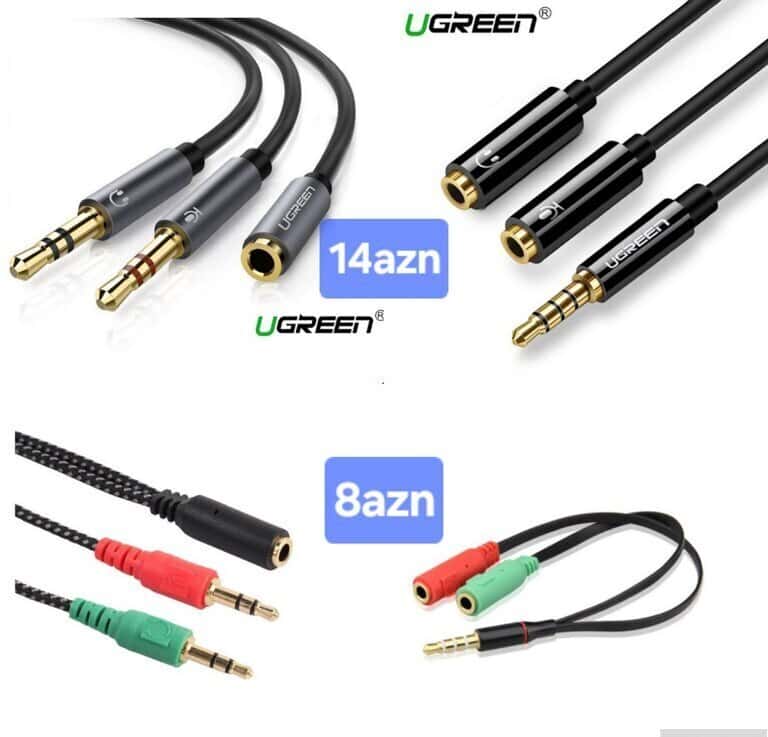 Mixed color data cable, AUX - Tenderyard