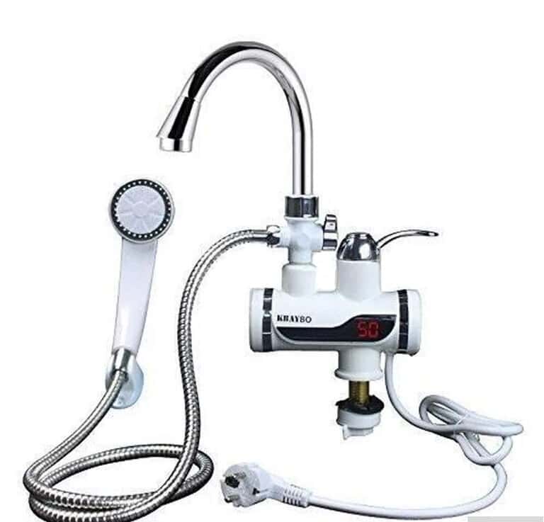 Shower faucet, Silver color - Tenderyard