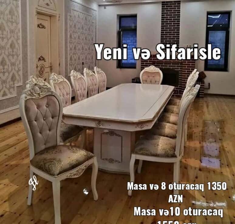 Masa-stul dəsti, Qarışıq rəng - Tenderyard