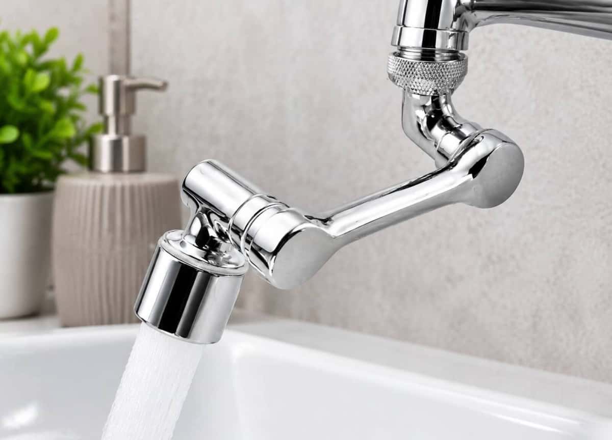 Kitchen faucet, Silver color - Tenderyard