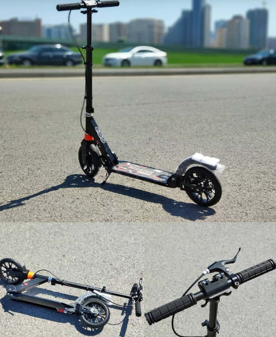 Unisex kids scooter, Foldable scooter, White color - Tenderyard