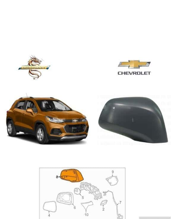 Güzgü qapağı Chevrolet Trax 2017 - Tenderyard