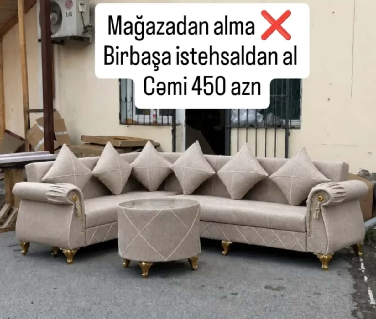 Künc divan, Qarışıq rəng - Tenderyard