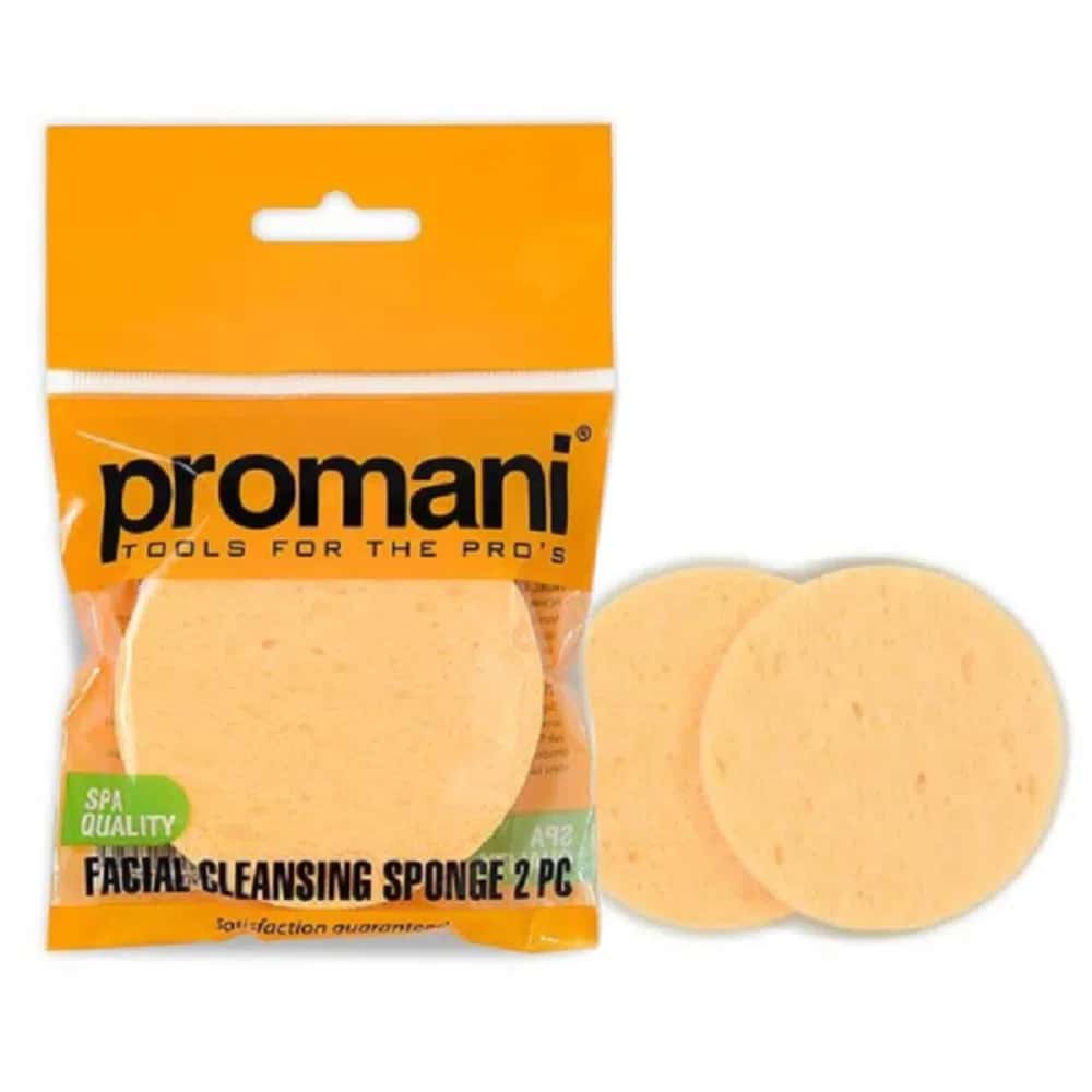 Orange Round Makeup Sponge Set, 2 pieces - Tenderyard
